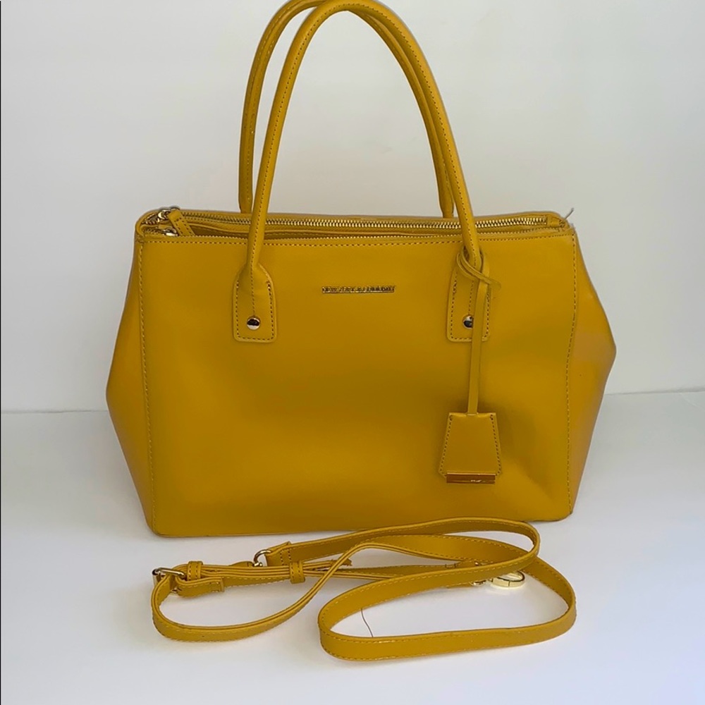 NY&Co Yellow Satchel Bag